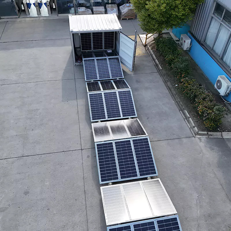 折疊式光伏發電儲能多源應急搶險救災供電方艙
